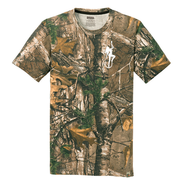 Realtree Camo T-Shirt Men's XXL Buckhorn River 1986 HUNTING FISHING 100%  COTTON