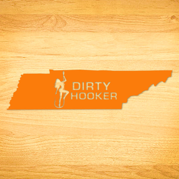 Dirty Hooker Fishing Gear Tennessee Logo Stickers for Adults - Laptop  Stickers for Teens - Cool Stickers - Decal Stickers - Adult Stickers -  Stickers