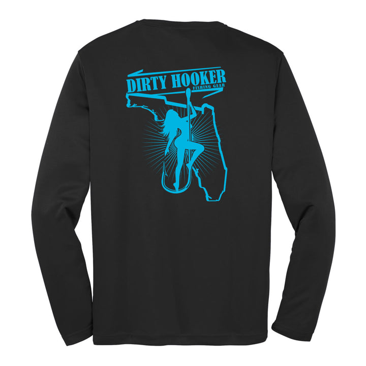 Dirty Hooker Florida Shine Light Blue- Dry Fit