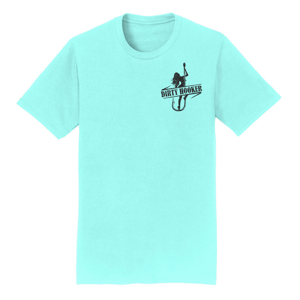Dirty Hooker Hooked Premium T-Shirt Premium Shirt / Aqua Celadon / XXXL
