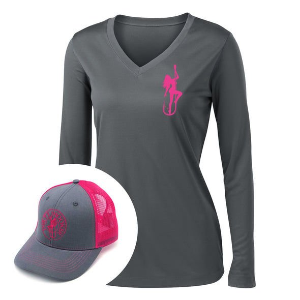 https://www.dirtyhookerfishing.com/cdn/shop/products/charcoal-v-neck-dryfit-classic-pink-with-charcoal-and-pink-hat_277a7bb6-e446-4bfe-a297-f605253b9c2f_590x590.jpg?v=1597030687