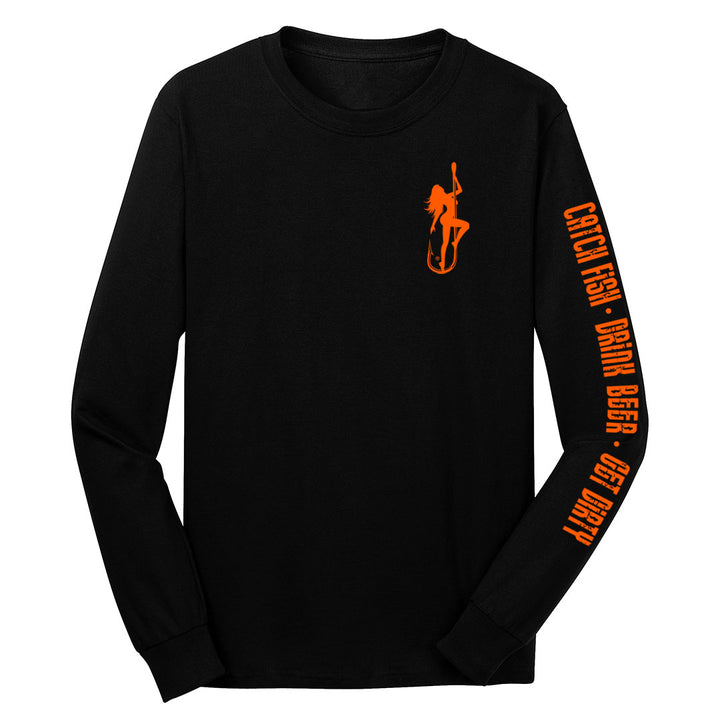 Dirty Hooker Classic Orange Long Sleeve T-Shirt