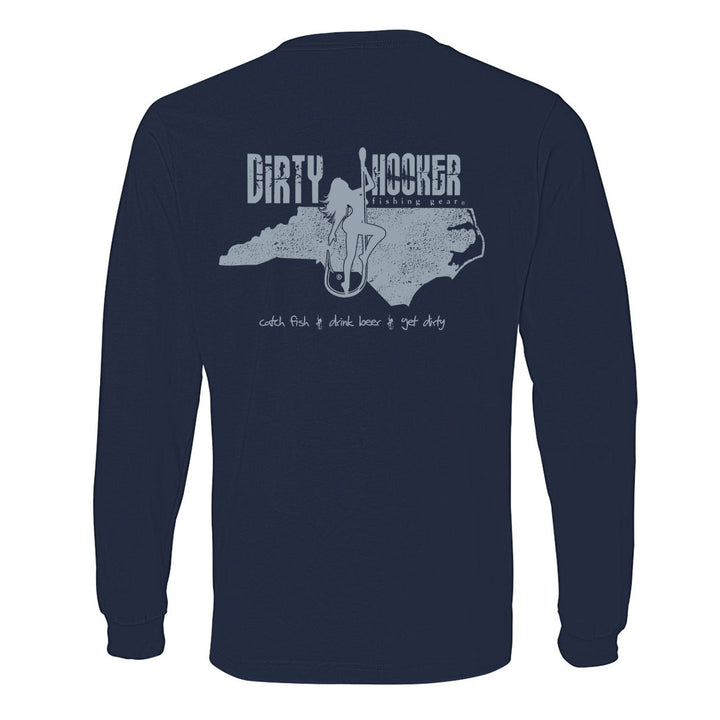 Dirty Hooker North Carolina Lightweight Long Sleeve T-Shirt