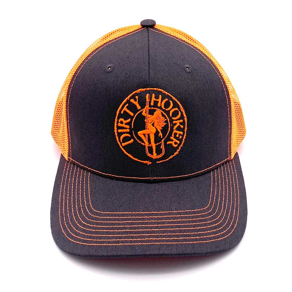 Dirty Hooker Deluxe Hat Bright Orange – Dirty Hooker Fishing Gear