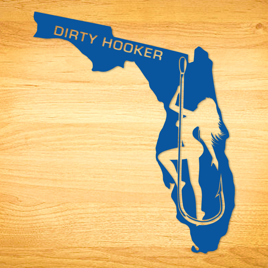 Dirty Hooker Florida Decal – Dirty Hooker Fishing Gear