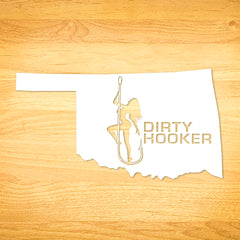 Dirty Hooker Oklahoma Decal – Dirty Hooker Fishing Gear
