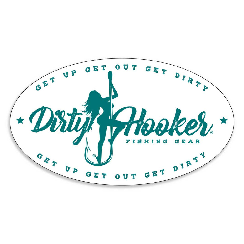 Weekend Hooker Fishing Vinyl Decal Sticker Fishing Decal for Men